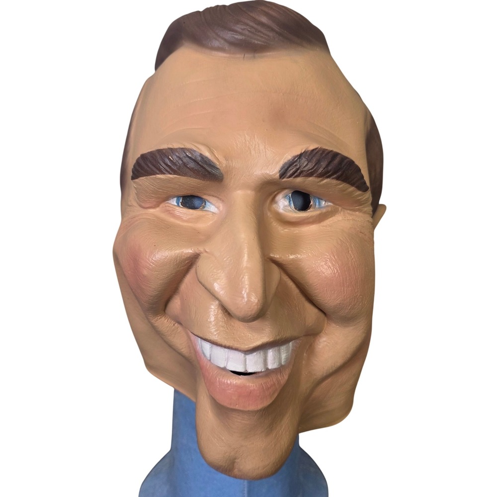 Disguise George W Bush Caricature Halloween Mask Vintage 2006 OS Parody
